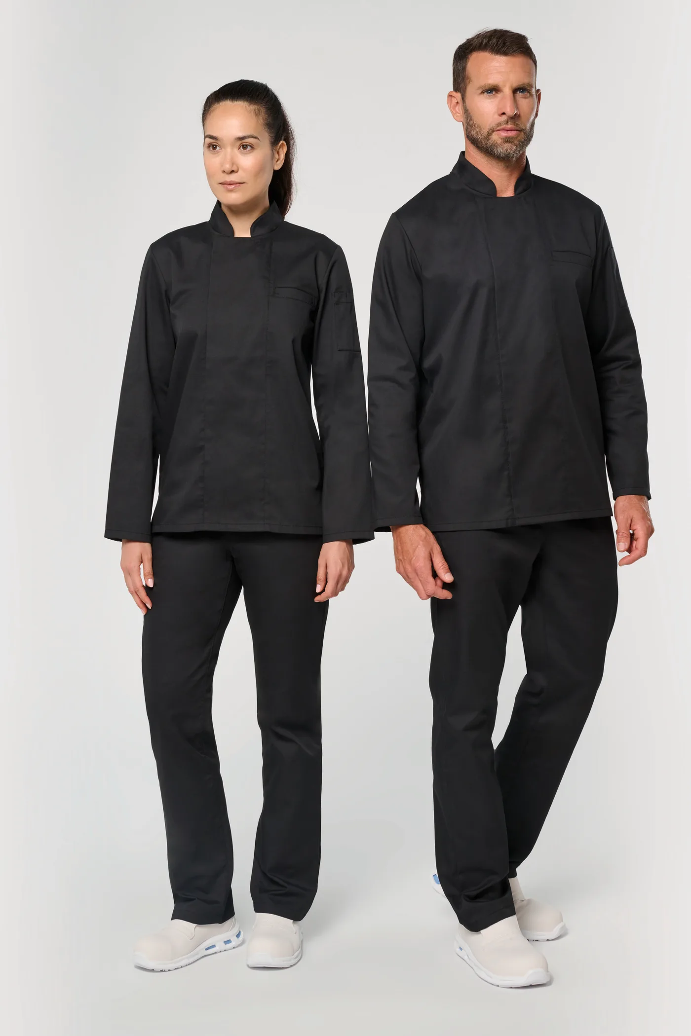 Veste de cuisine écoresponsable manches longues unisexe