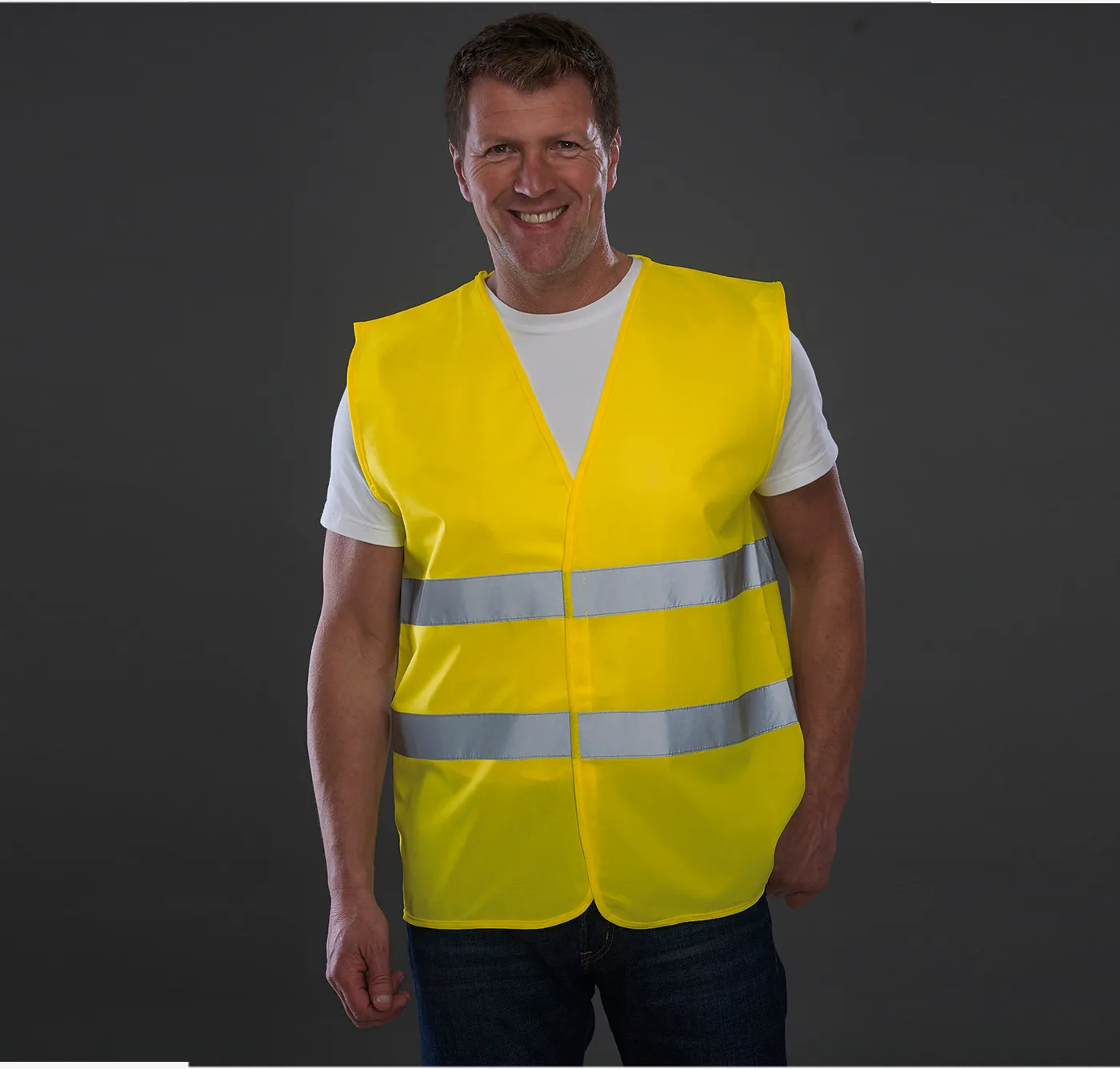 Hi-Vis 2 Bands Waistcoat