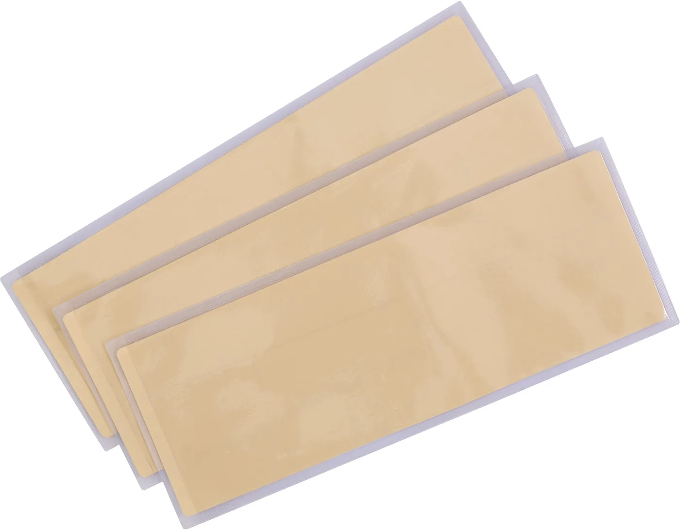 Poches d'identité thermocollantes (1 unité = pack de 50)