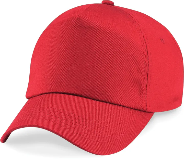 Casquette originale 5 panneaux Bright Red