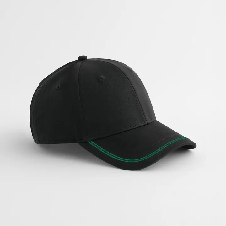 Casquette de sport Black / Kelly Green