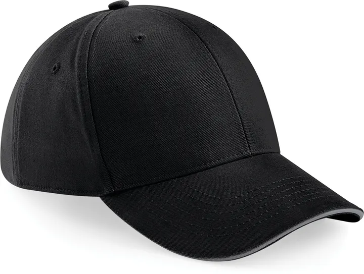 6-Panel-Cap Athleisure Black / Graphite Grey
