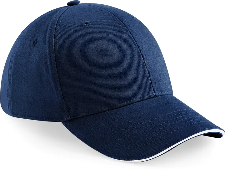 6-Panel-Cap Athleisure French Navy / White