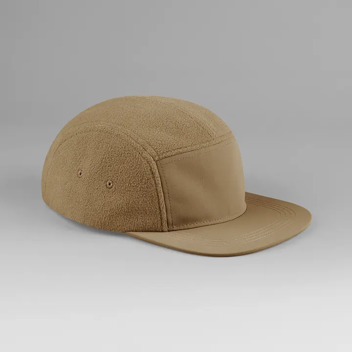 Casquette campeur d'extérieur en polaire recyclée Biscuit