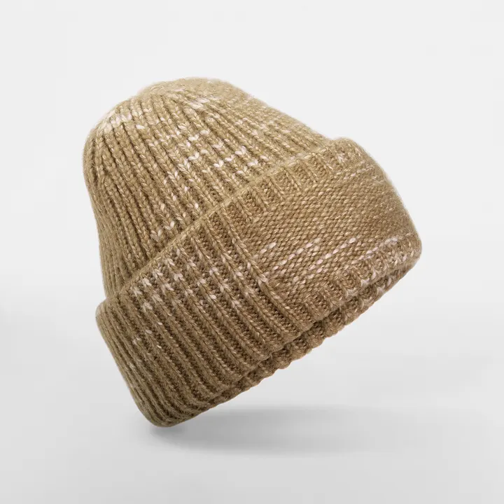 Bonnet à patch en grosse mailles Espresso Haze