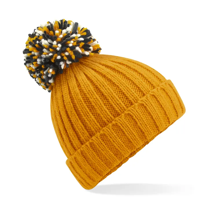 Hygge-Mütze Mustard