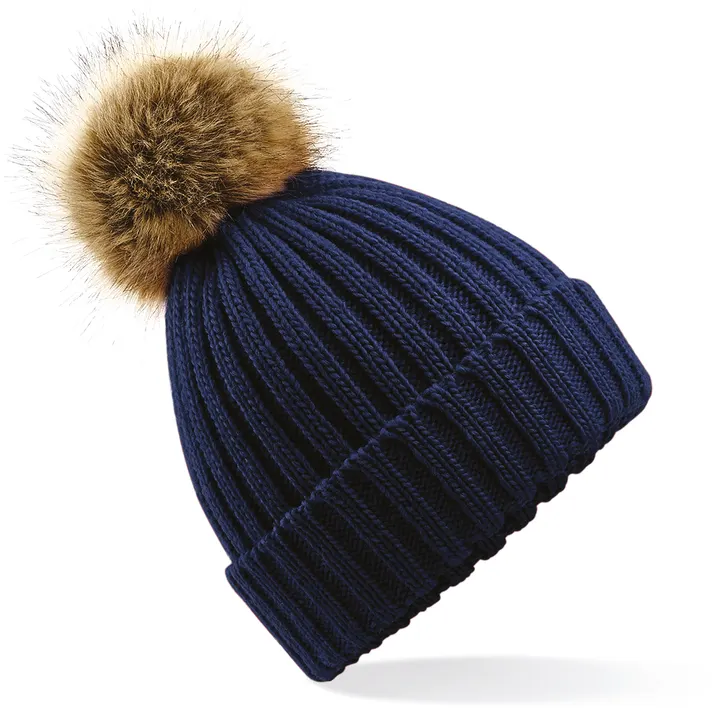 Pom pom beanie Navy