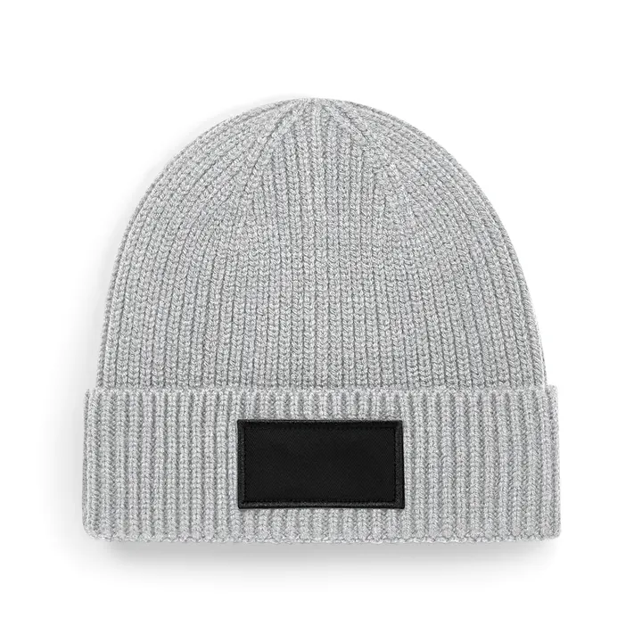 Bonnet tendance à patch Light Grey / Black