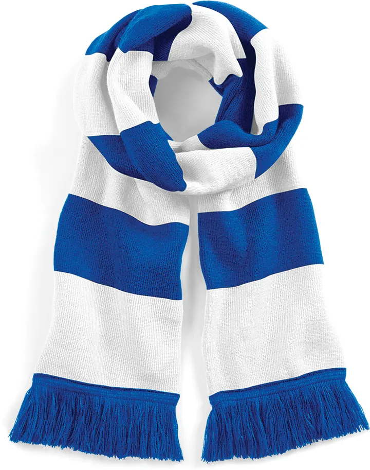 Streifenschal Stadium Bright Royal / White