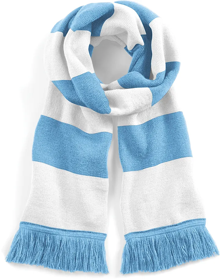 Streifenschal Stadium Sky Blue / White
