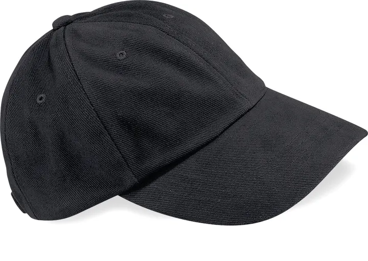 Pitching-Cap, gebürstete Baumwolle Black
