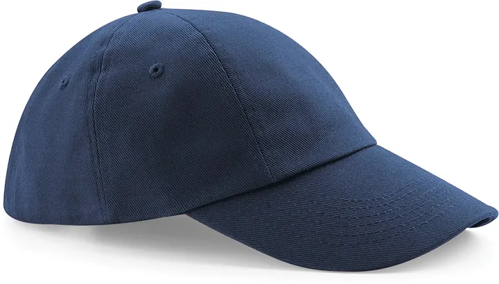 Casquette profil bas en coton drill - 6 panneaux French Navy