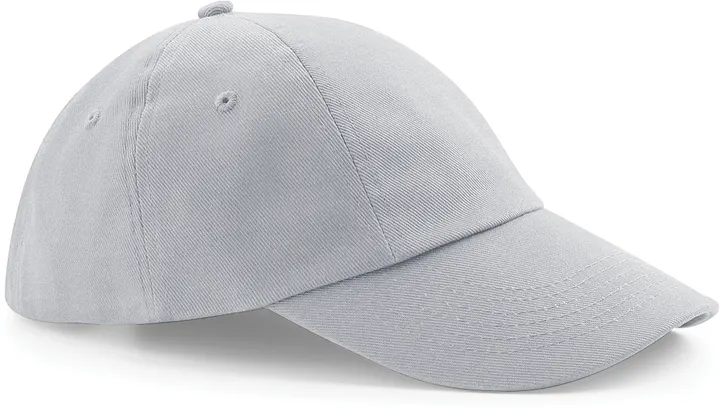 Casquette profil bas en coton drill - 6 panneaux Light Grey