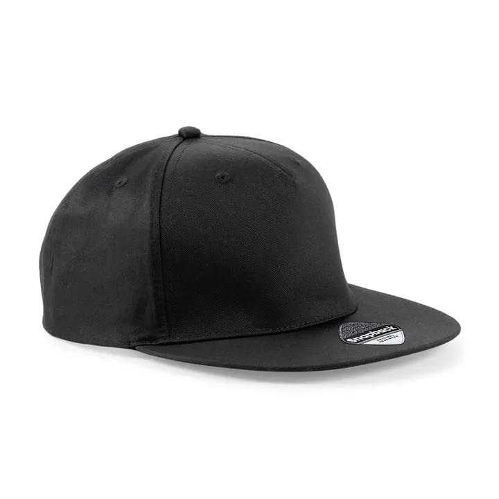 Casquette Rapper 5 panneaux Black