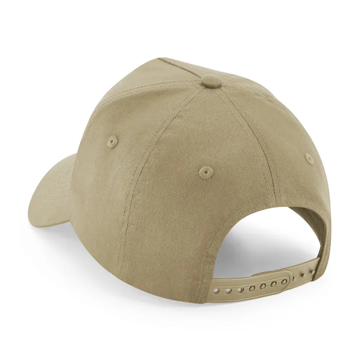 Kappe mit 5 Panels und abnehmbarem Patch Desert sand
