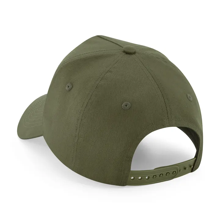 Kappe mit 5 Panels und abnehmbarem Patch Military Green
