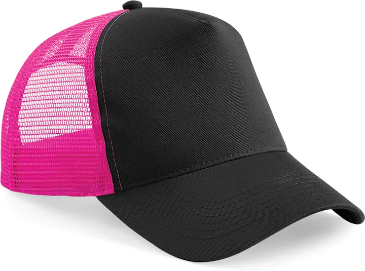 Casquette américaine Black / Fuchsia