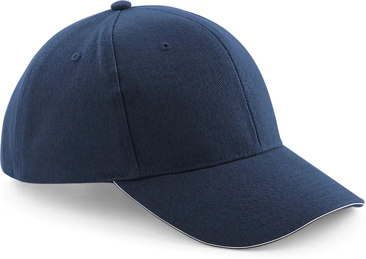 Kappe Pro-Style, gebürstete Baumwolle French Navy / Stone