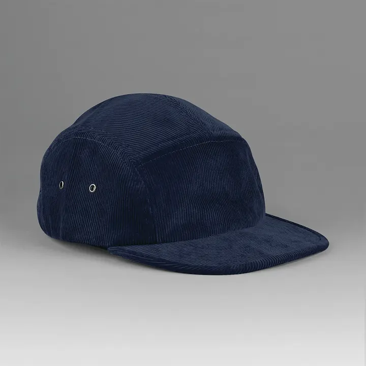 Casquette campeur 5 panneaux en velours Oxford Navy