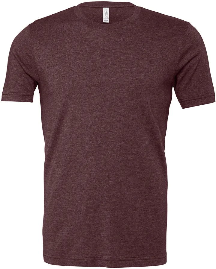 Men's short sleeve T-Shirt Heather Heather Maroon