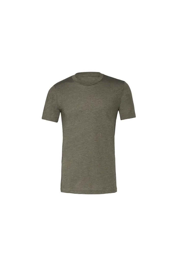 Men's short sleeve T-Shirt Heather Heather Military Green