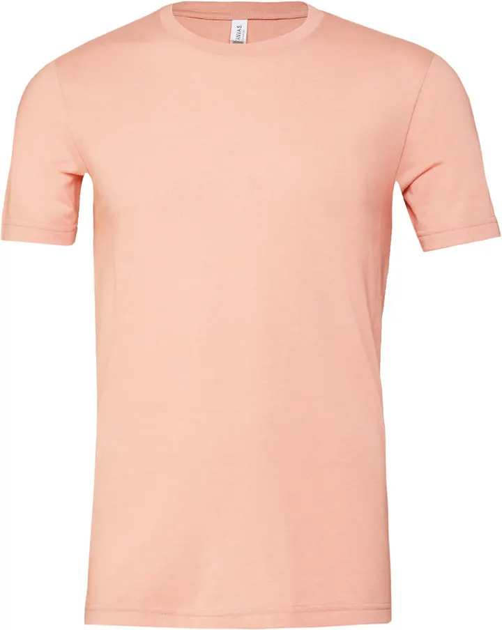 Men's short sleeve T-Shirt Heather Heather Peach