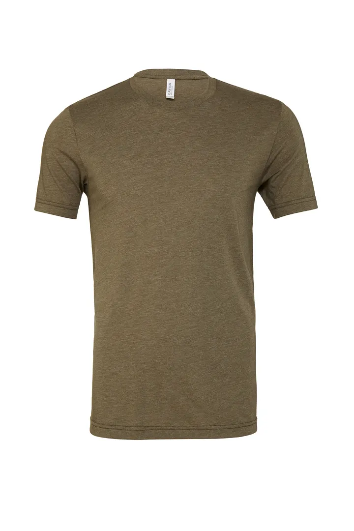 T-SHIRT homme TRIBLEND COL ROND Olive Triblend