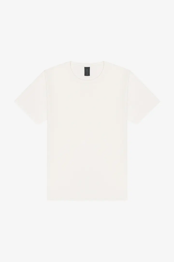 T-shirt délavé épais unisexe Vintage White