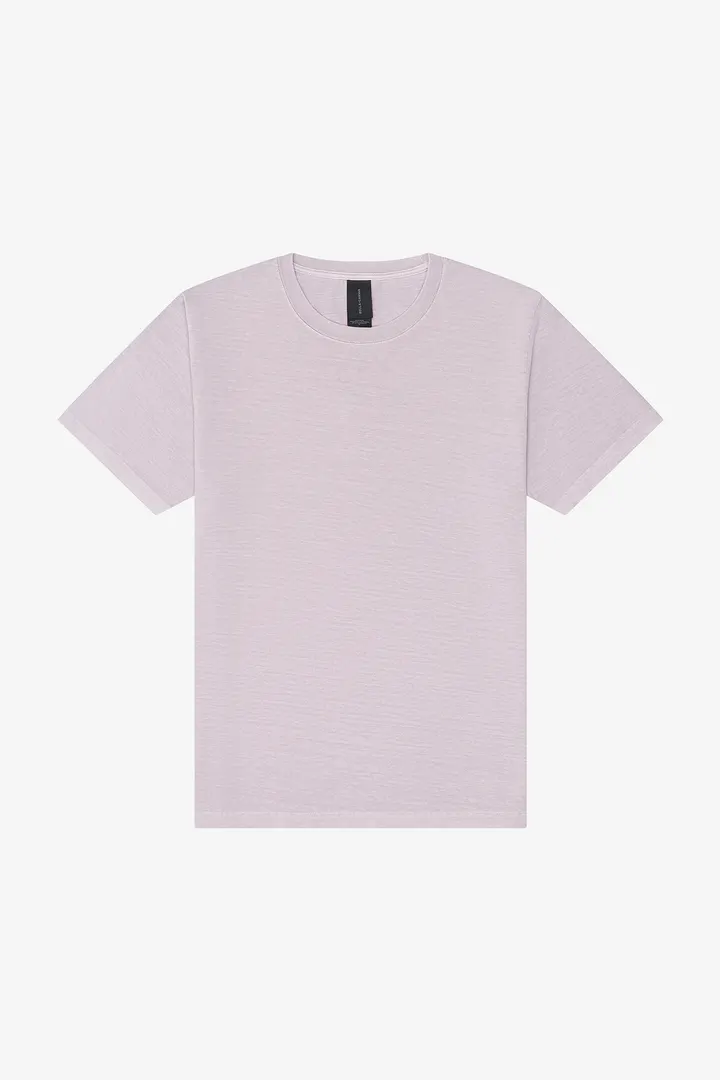 T-shirt délavé épais unisexe Washed lavender