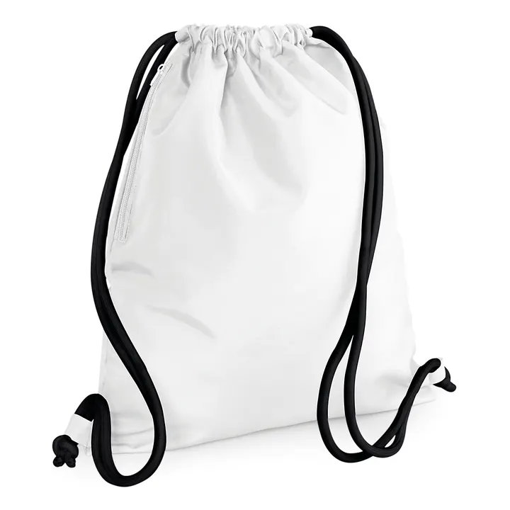 Sac à dos de gym à cordon White / Black