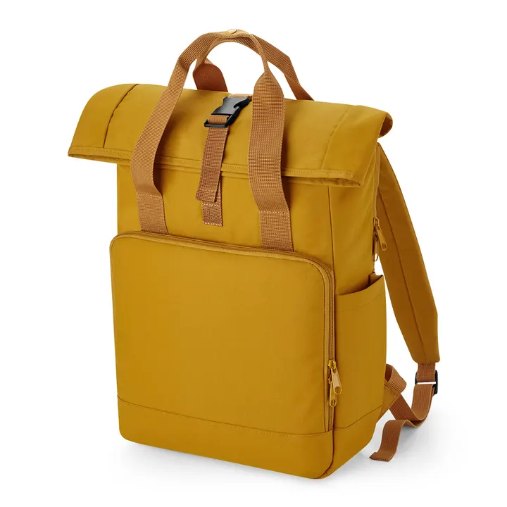 Sac à dos pour ordinateur recyclé Mustard