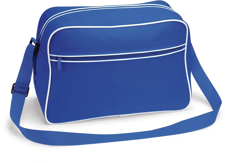 Sac bandoulière Rétro Royal Blue / White
