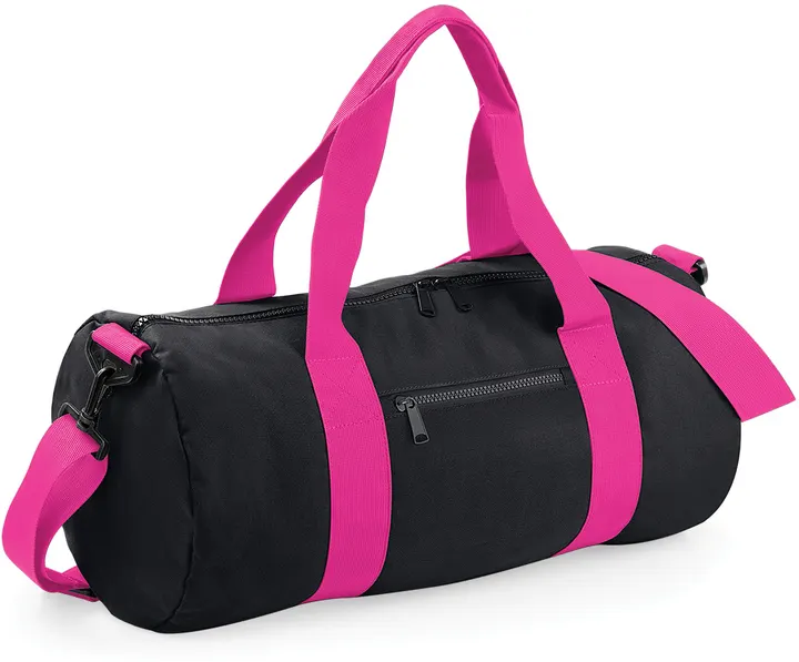 Sac baril original Black / Fuchsia