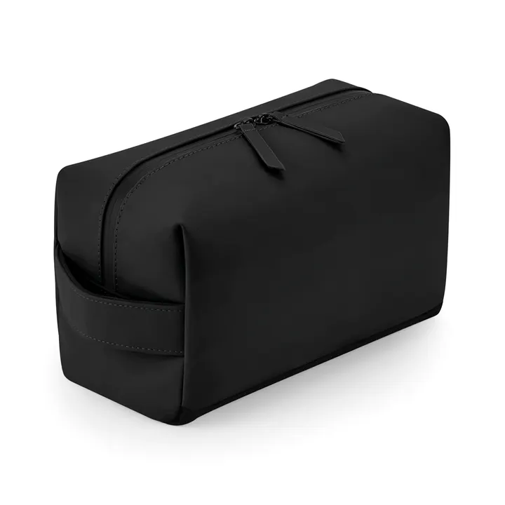 Trousse de toilette en polyuréthane mat Black