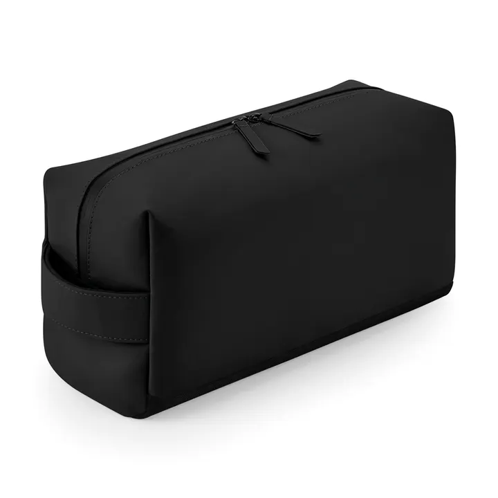 Schuhtasche aus mattem Polyurethan Black