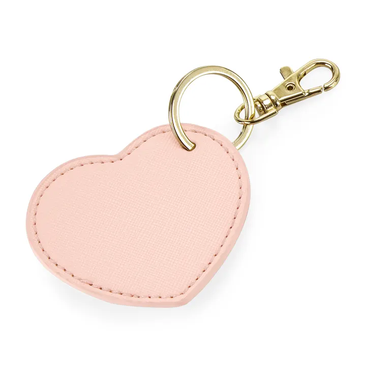 Porte-clés coeur Soft pink