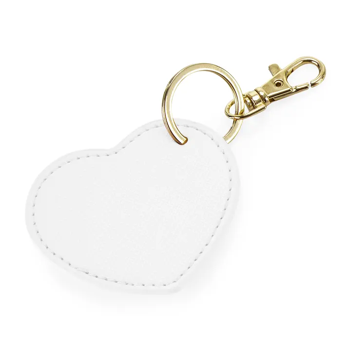 Porte-clés coeur Soft white