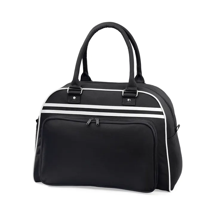 Retro Bowling Bag Black / White
