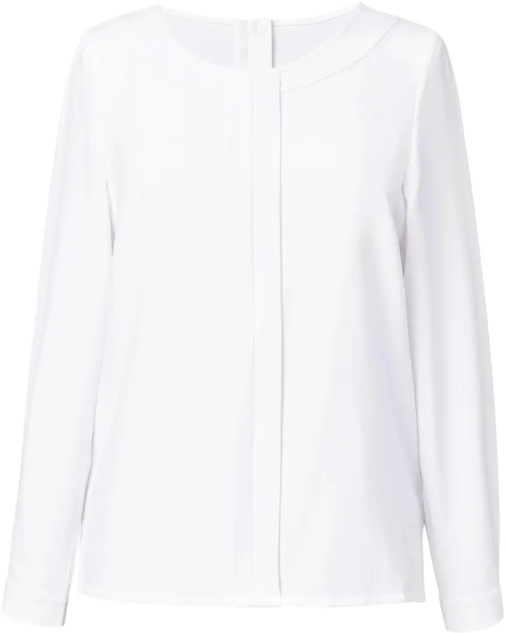 Riola Crepe de Chine blouse White