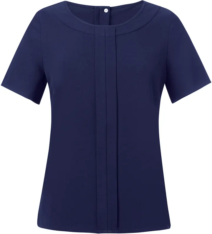 Blouse Crêpe de Chine VERONA Navy