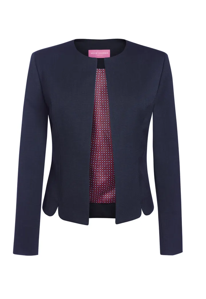 Jacke Vega Navy Pin Dot