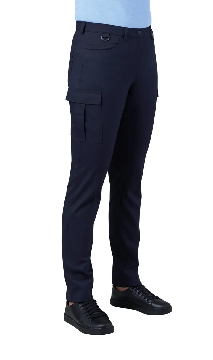 Pantalon Cargo Nantes Femme Navy