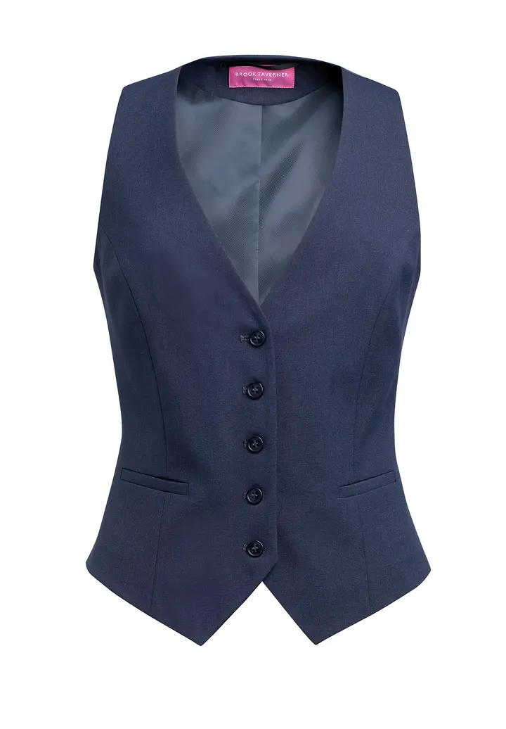 Gilet femme Béatrice coupe cintrée Denim