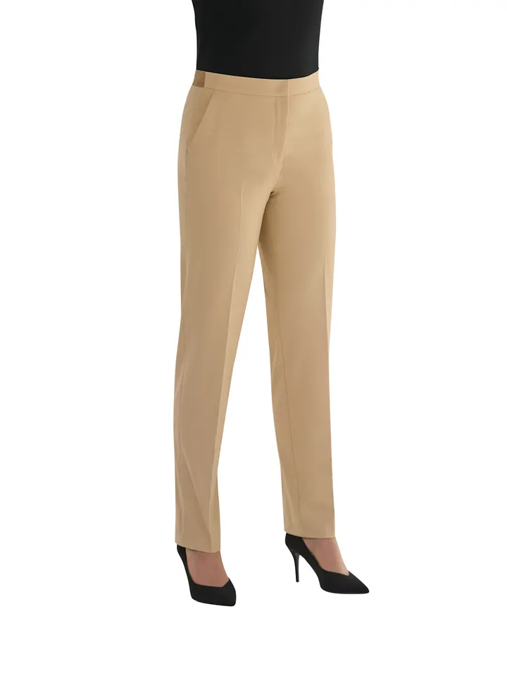 Pantalon femme Eleanor coupe slim Sand