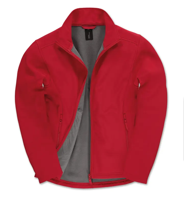 Id.701 Softshell / Men Red / Warm Grey