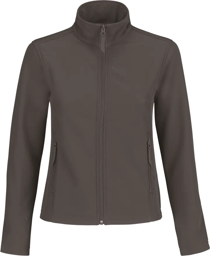 Id.701 Softshell / Women Dark Grey / Neon Orange