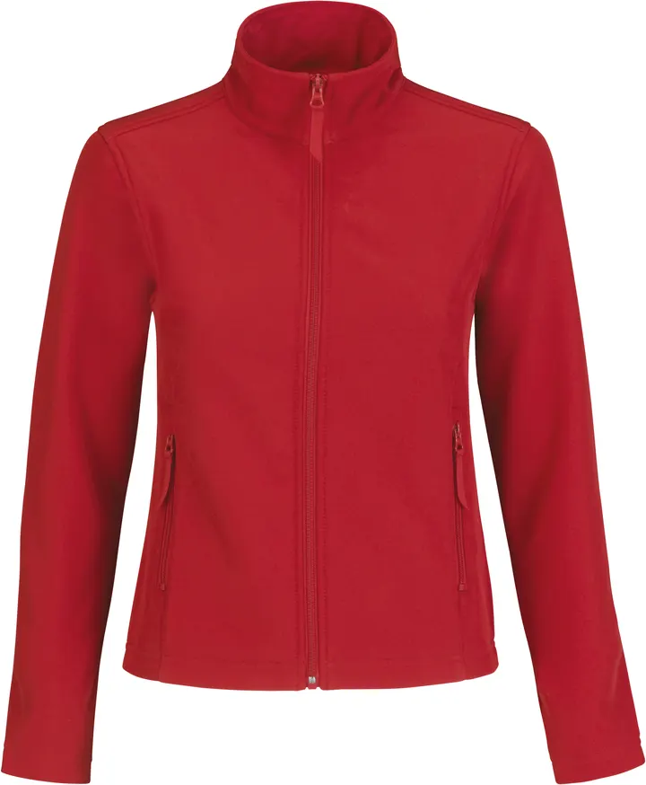 Id.701 Softshell / Women Red / Warm Grey