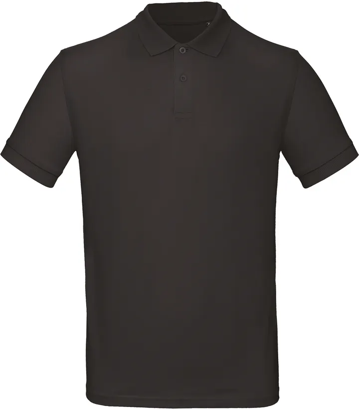 Men's organic polo shirt Black