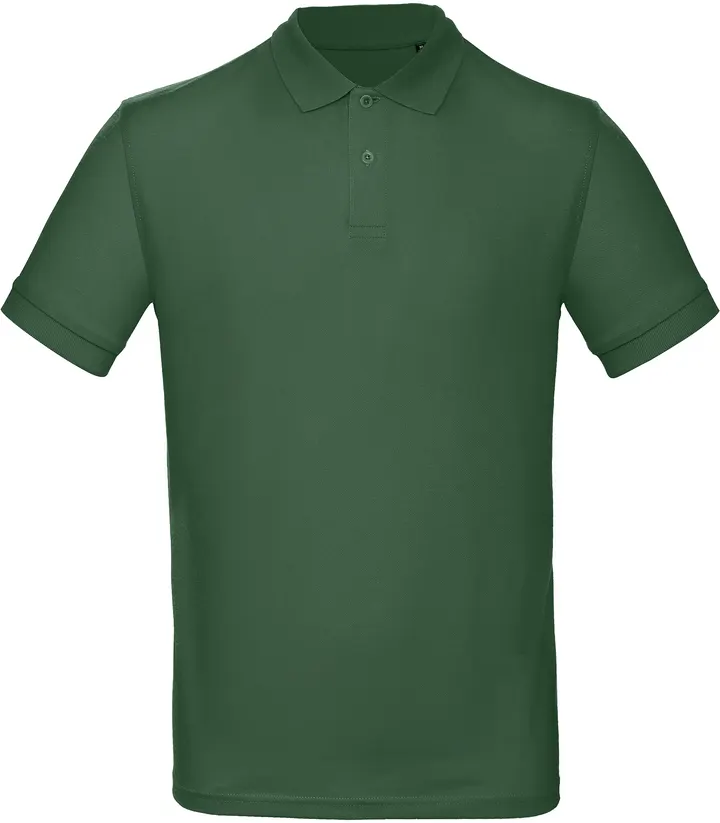 Men's organic polo shirt Bottle Green