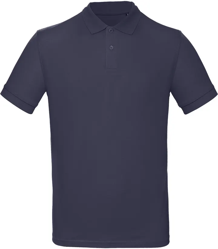 Men's organic polo shirt Navy Blue